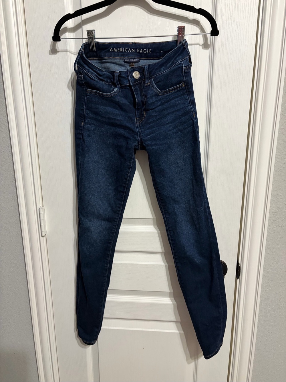 American Eagle Outfitters Navy Blue Women's Skinny Jeans